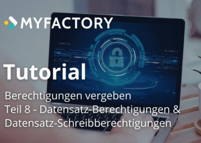Berechtigungen in der Myfactory: Teil 8 – Datensatzberechtigungen & Datensatz-Schreibberechtigungen